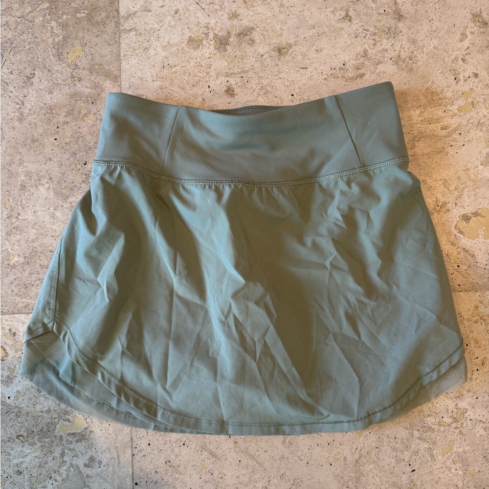 CALIA by Carrie Underwood Sage Green Tulip Hem Skort